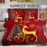 Komplet Pościel 3CZ 160/200 Milano Zone Czerwony