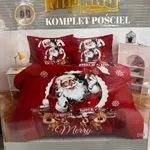 Komplet Pościel 3CZ Milano 160/200 Santa Claus