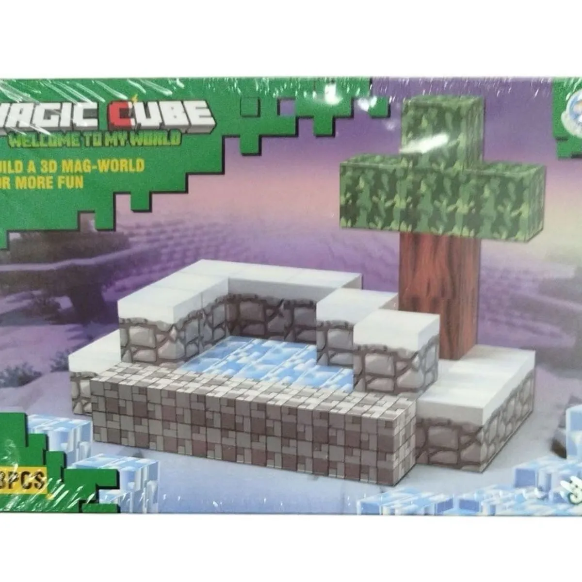 Zabawki Magnetyczne Magic Cube 38PCS Minecraft
