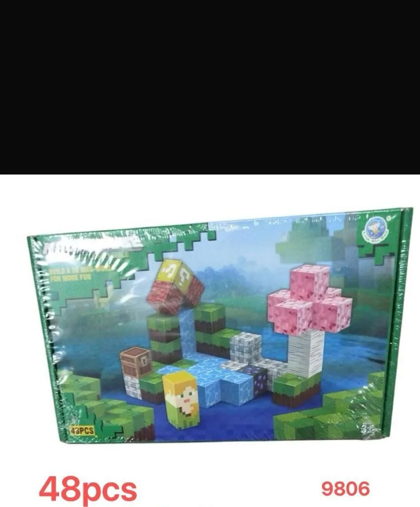 Zabawki Magnetyczne Minecraft 48PCS