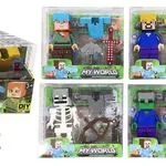 Zabawki Figurki My World Minecraft 12 szt