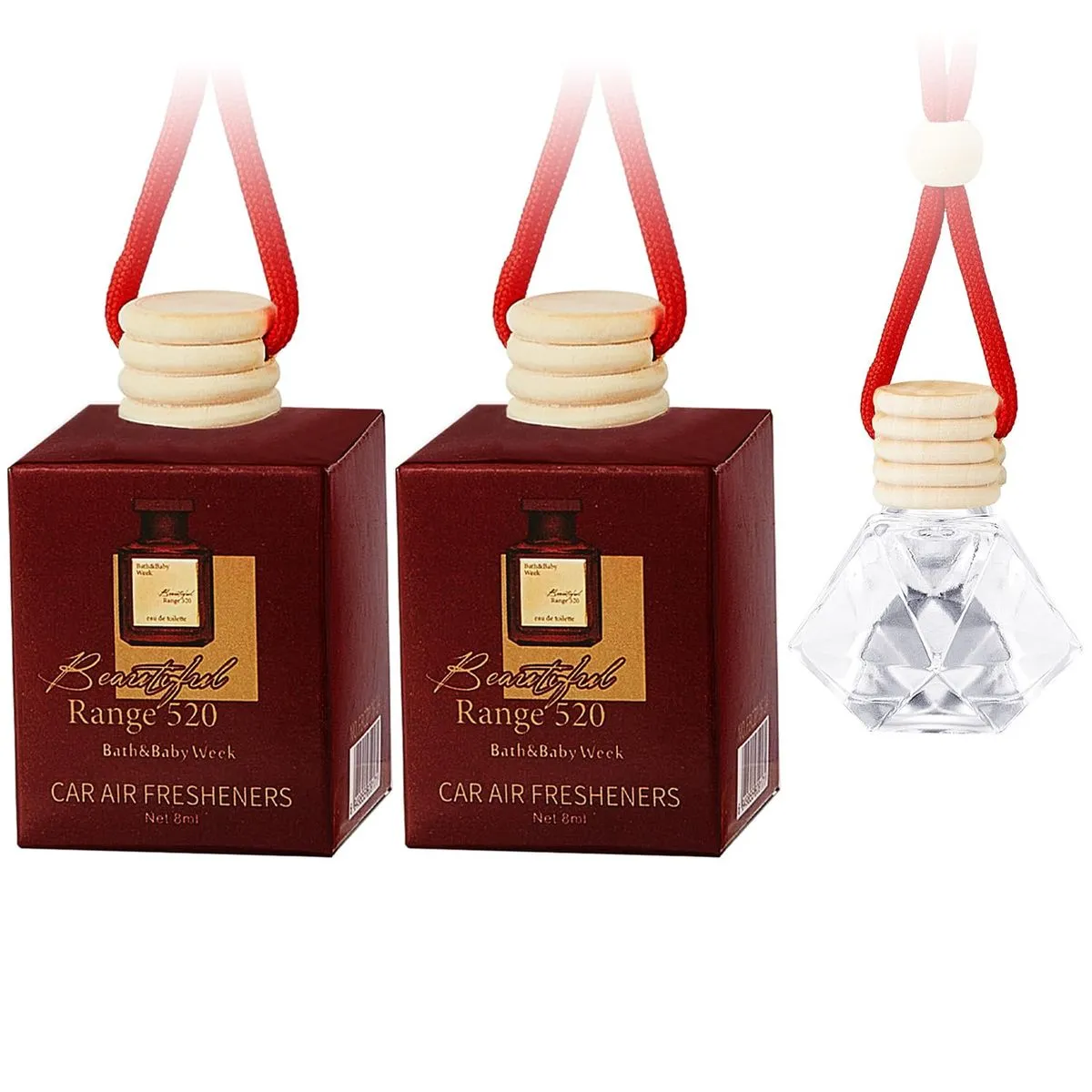 Beauté Range 520 Car Air Fresheners Bath Fresheners 12 szt