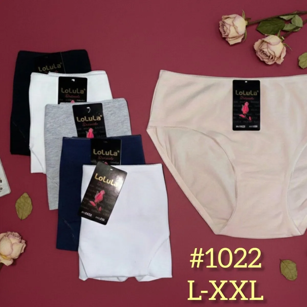 Majtki damskie Lotka L-XXL #1022, 5 szt. zestaw