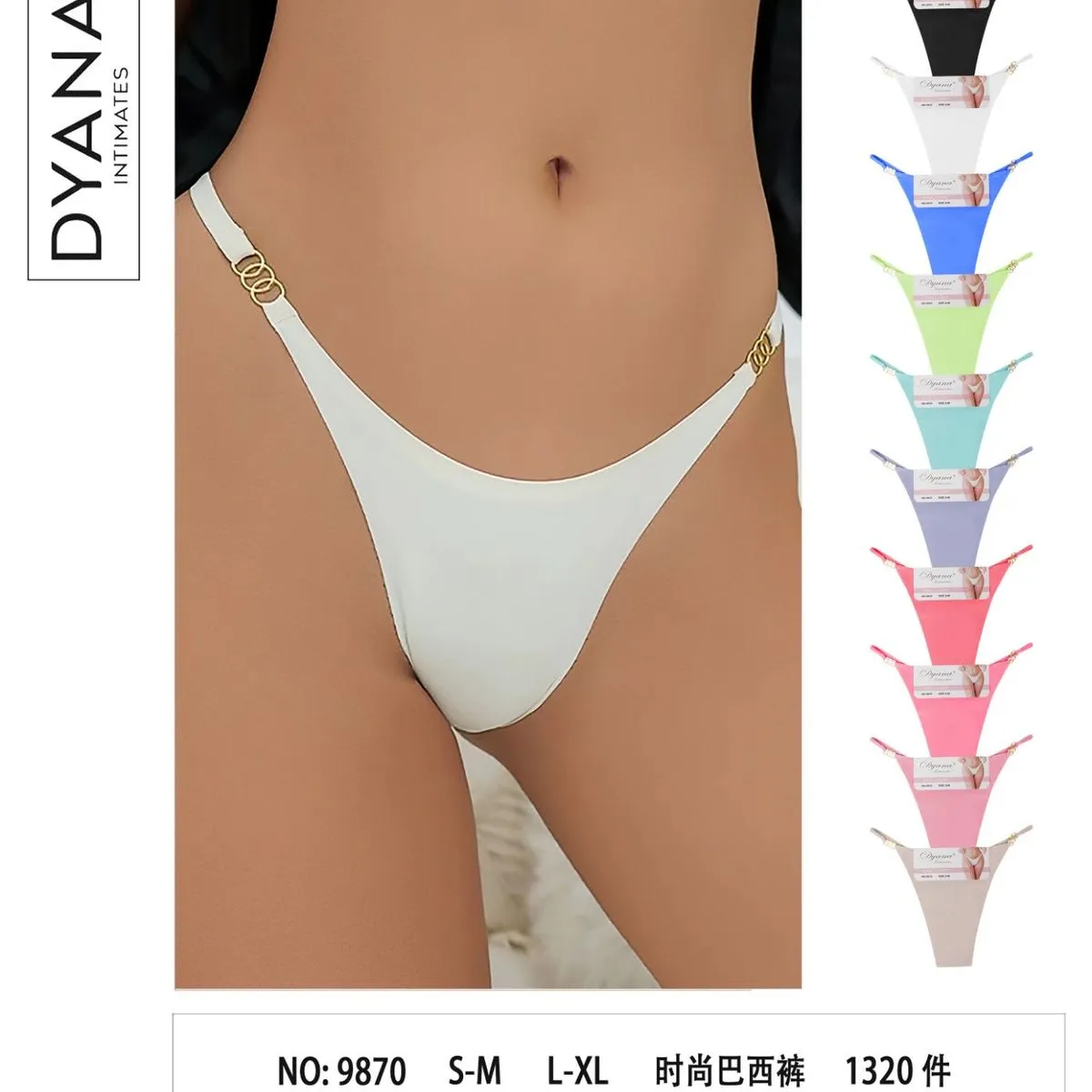 Majtki damskie DYA No.9870 S-M-L-XL, 24 szt