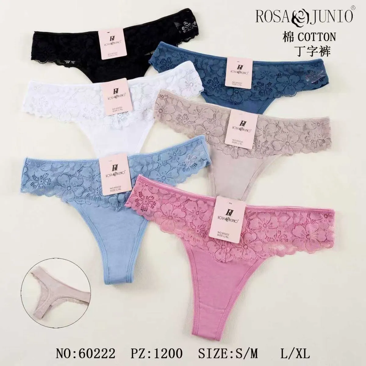 Majtki damskie Rosa Juno bawełna S/M L/XL 6 kolorów