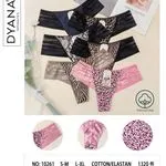 Majtki damskie DYNY 10261 S-M-L XL bawełna/elastan 6 wzorów
