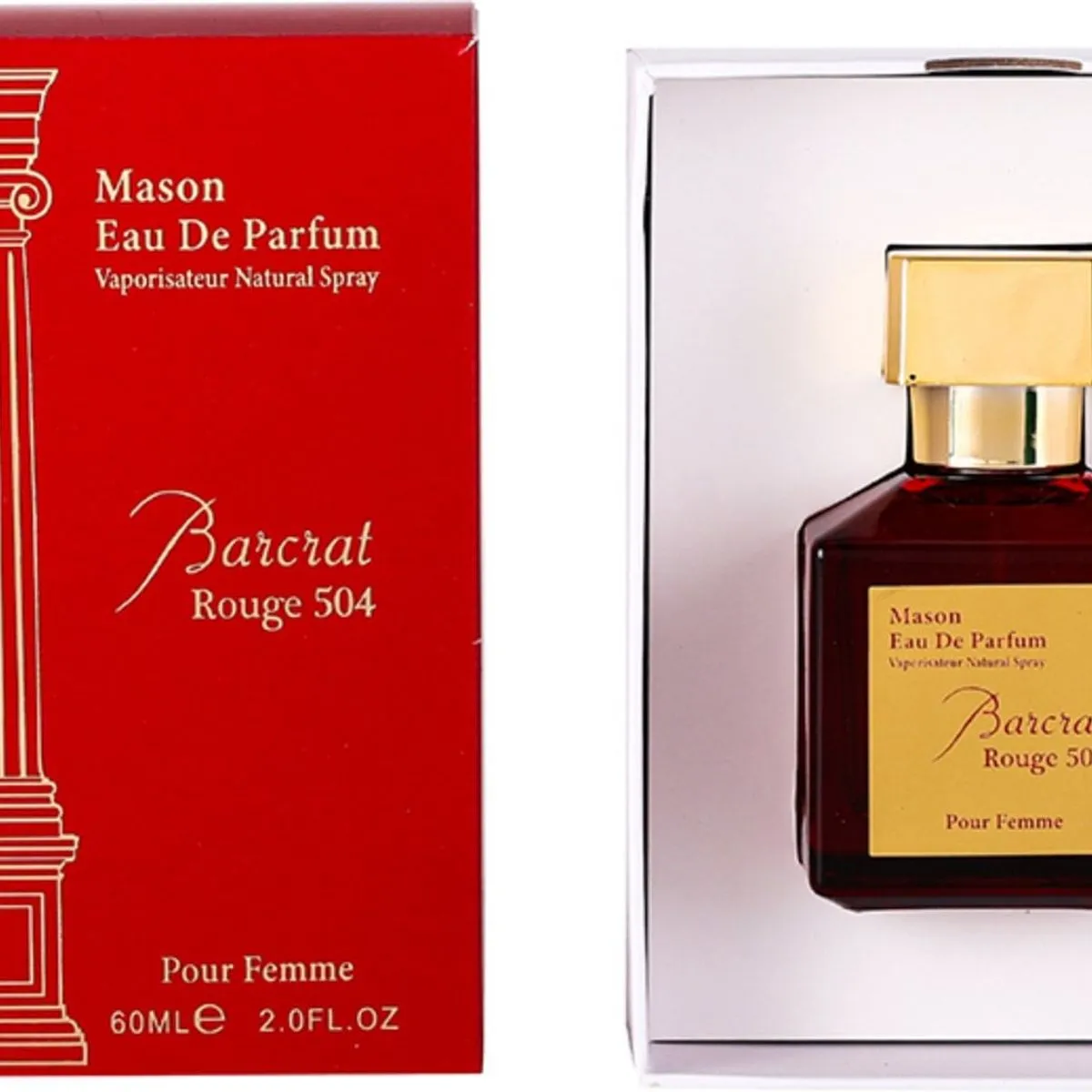 Perfumy Mason Parfum Barcal Rouge 504 Pour Femme 60ml