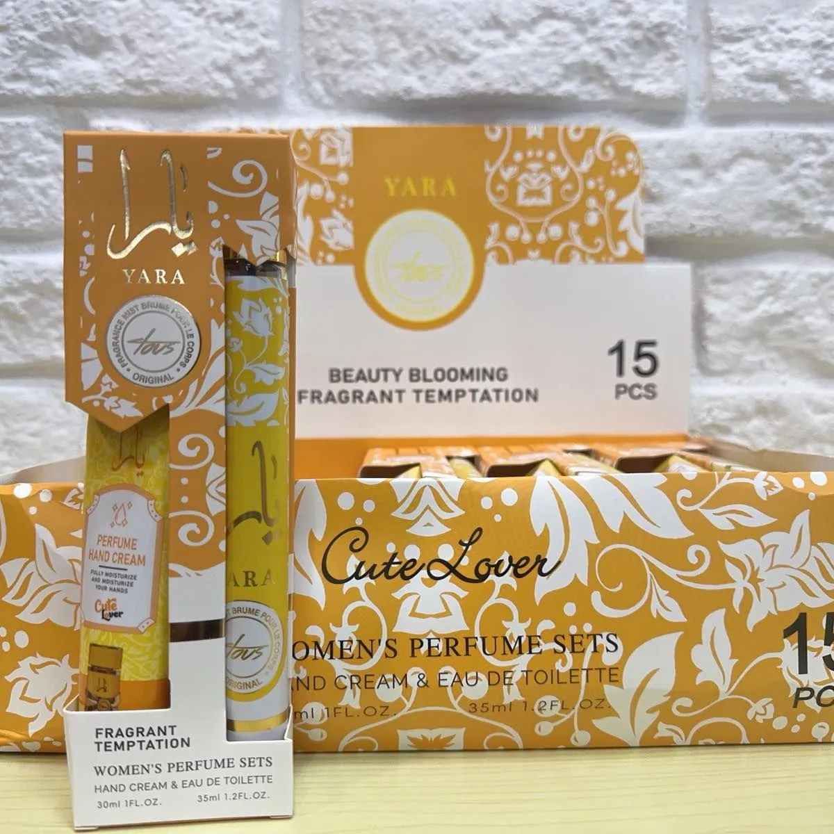Zestaw perfum Yara Beauty Blooming + krem do rąk Cute Lover