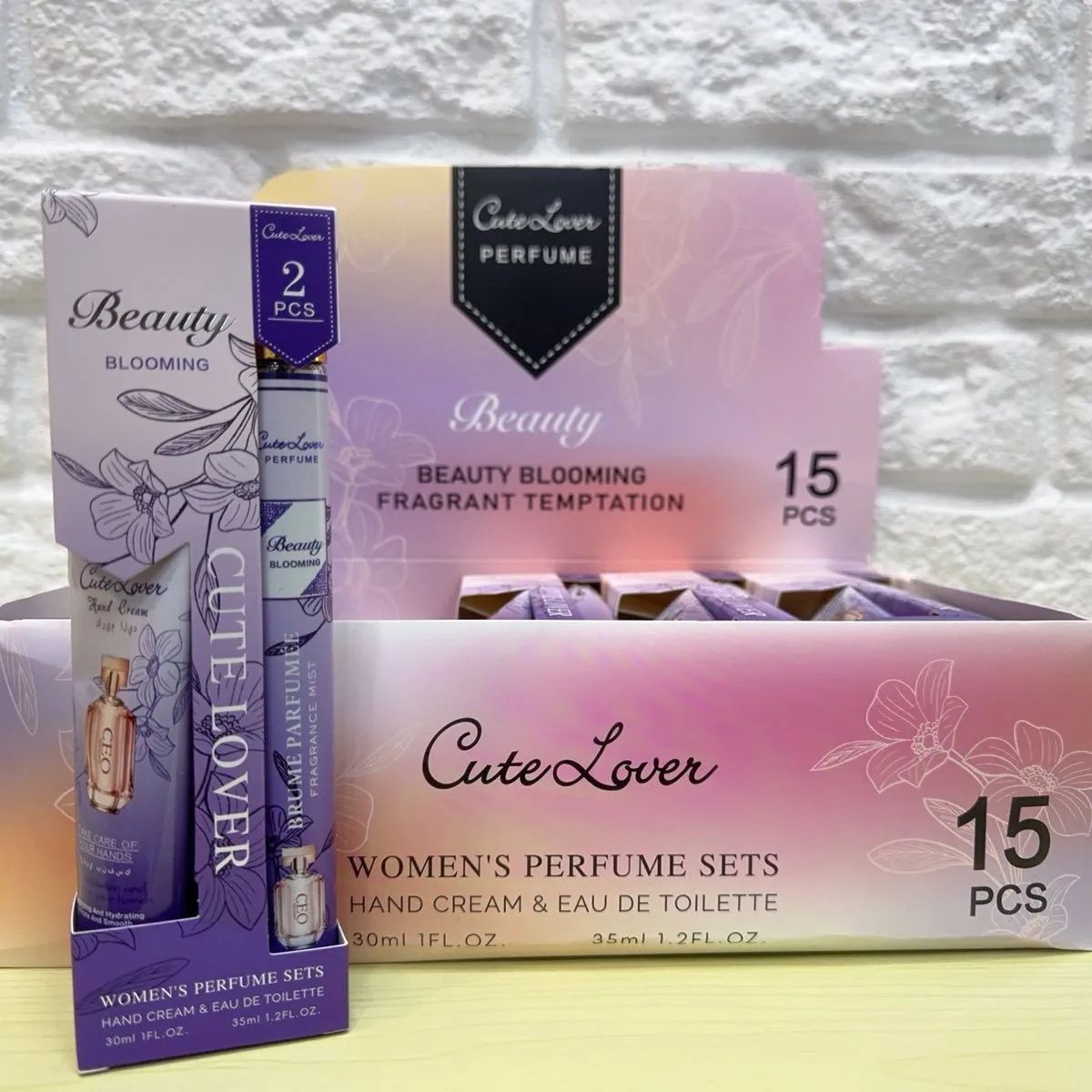 Zestaw Perfumy Beauty Blooming + Krem do rąk CuteLover 30ml+35ml