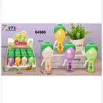 Mini Wiatrak Ręczny Kukurydza 16cm - Manualny, Mix Kolorów 24 szt.
