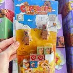 Zabawka Capybara Daily Routine - Zestaw Figurki i Kostki 2cm