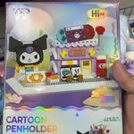 Zestaw klocków Kuromi 1340PCS Penholder przybornik na biurko