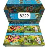 Klocki Bluey Biucy Smart Puppy K961, zestaw figurek i scenek, 16 szt.