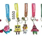 Brelok do Kluczy SpongeBob 3D z Paskiem, Mix Postaci, Kod 555