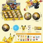 Kula Pikachu Niespodzianka z Figurką 9.2cm Duża - 12 szt.