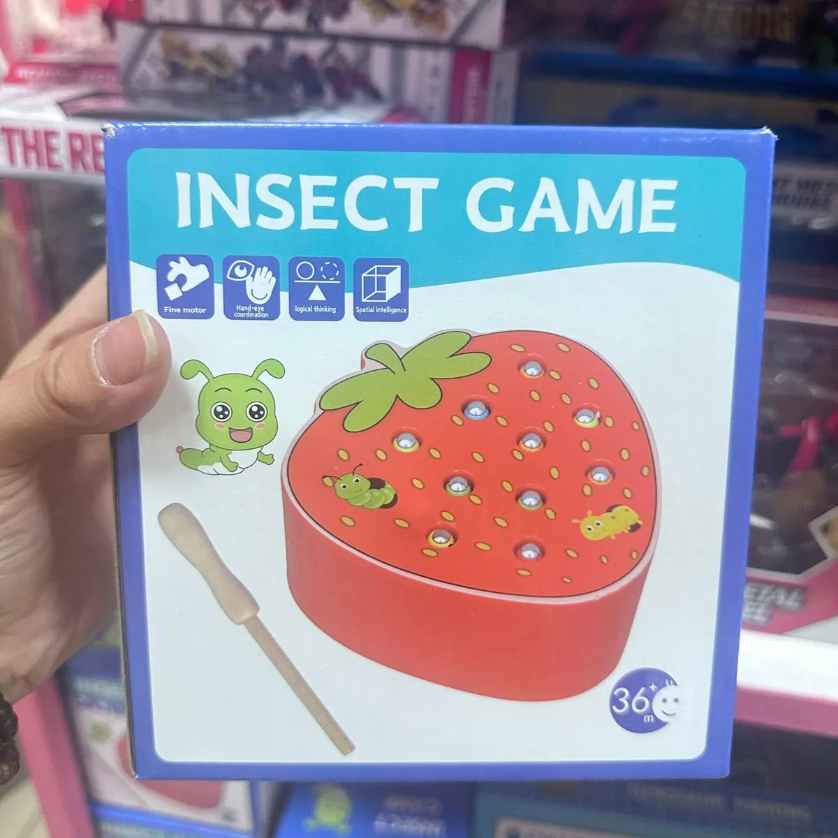 Gra Magnetyczna Truskawka Insect Game - Zabawka Magnetics