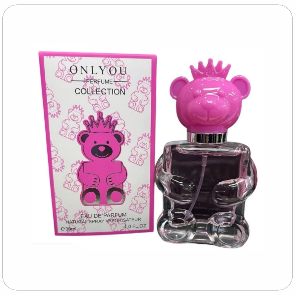 Perfumy Only You 30ml Eau de Parfum Różowy Misiek z Koroną