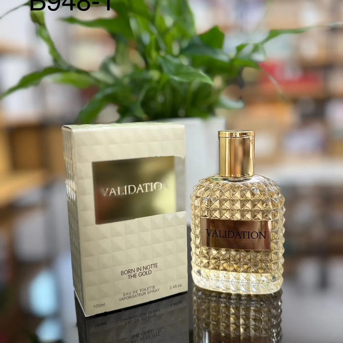 Perfumy Validation Born In Notte The Gold 100ml Złoty Flakon