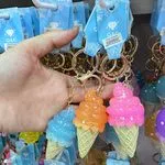 Brelok do Kluczy Lody Rożek Q&C, Mix Kolorów, 12 szt.