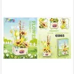 Klocki Kwiaty Flower Prosperity 560PCS 7 kolorów 27cm
