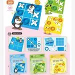 Mini Tic Tac Toe 7.4x7.4cm Gra Kółko i Krzyżyk Zwierzątka