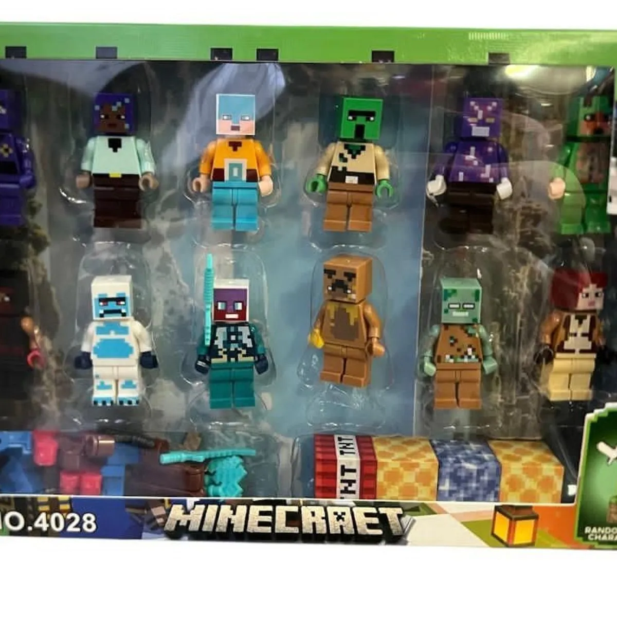 Magnetyczny Zestaw Figurek Minecraft 12 szt. 6+ NO4028