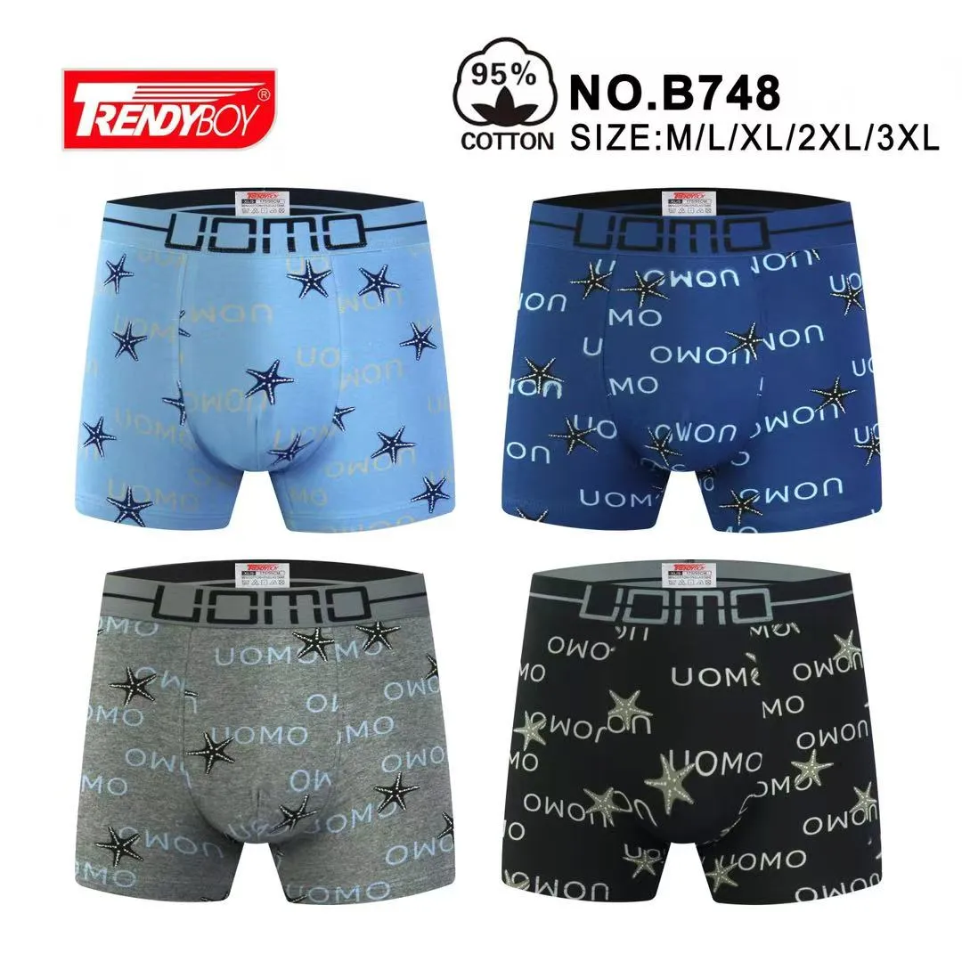 Bokserki męskie Trendyboy 95% bawełna S-5XL NO.B748