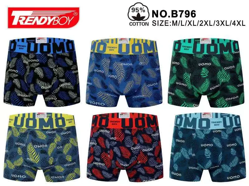 Bokserki męskie TrendyBoy 95% bawełna M-4XL