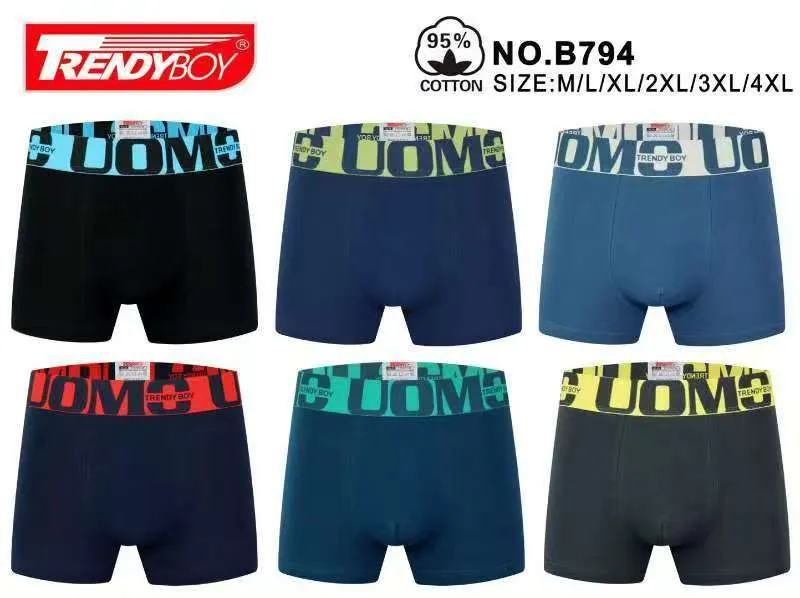 Bokserki męskie TrendyBoy 99% bawełna M-4XL
