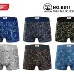 Bokserki męskie RendyBoy M-4XL, wzór geometryczny