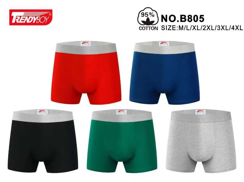 Bokserki męskie Rendboy M-4XL 95% bawełna