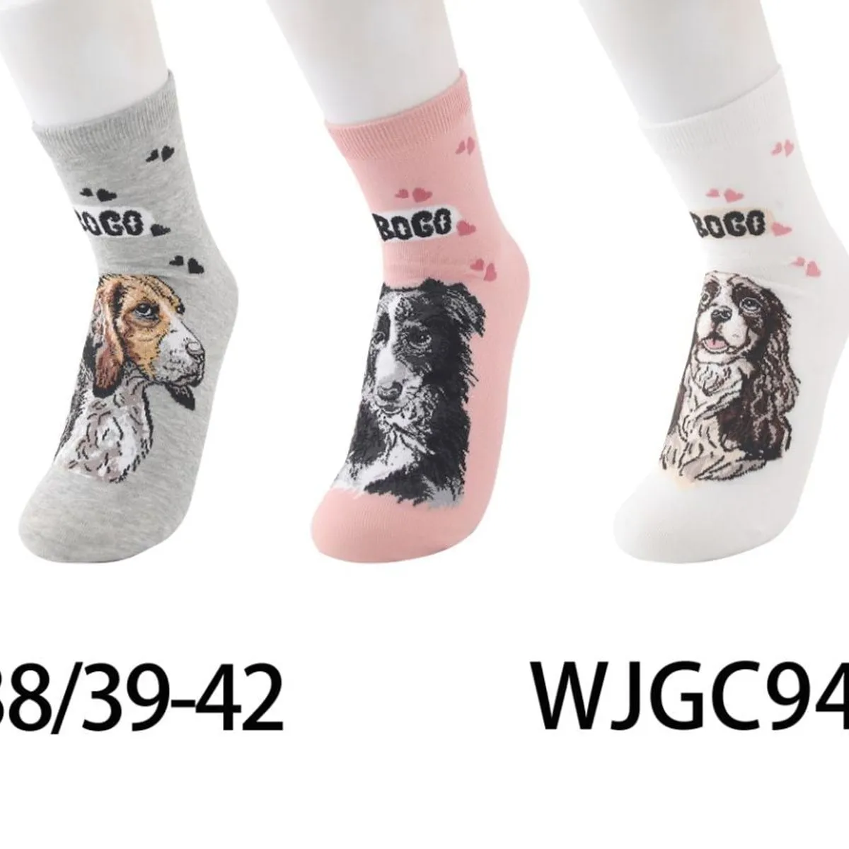 Skarpetki damskie z motywem psa 35-38/39-42 WJGC94599