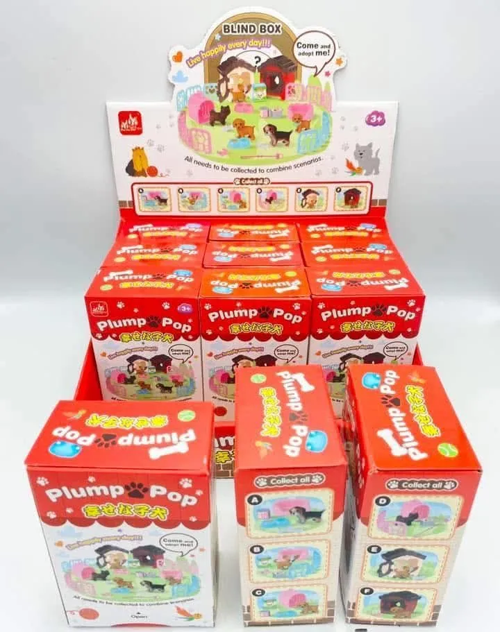 Zabawki Blind Box Plump Pop z motywem zwierząt