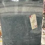 Ręcznik Bawełniany 70/140 Szary z Białą Wstawką