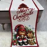 Bieżnik świąteczny 40x90cm z Gnomem Merry Christmas