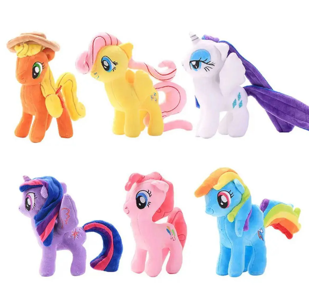 Maskotki Pluszowe My Little Pony 20cm Zestaw 6 szt