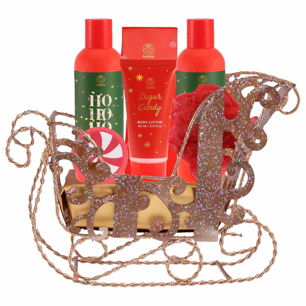 Zestaw prezentowy Ho Ho Ho Super Sugar Body Lotion 6x400ml