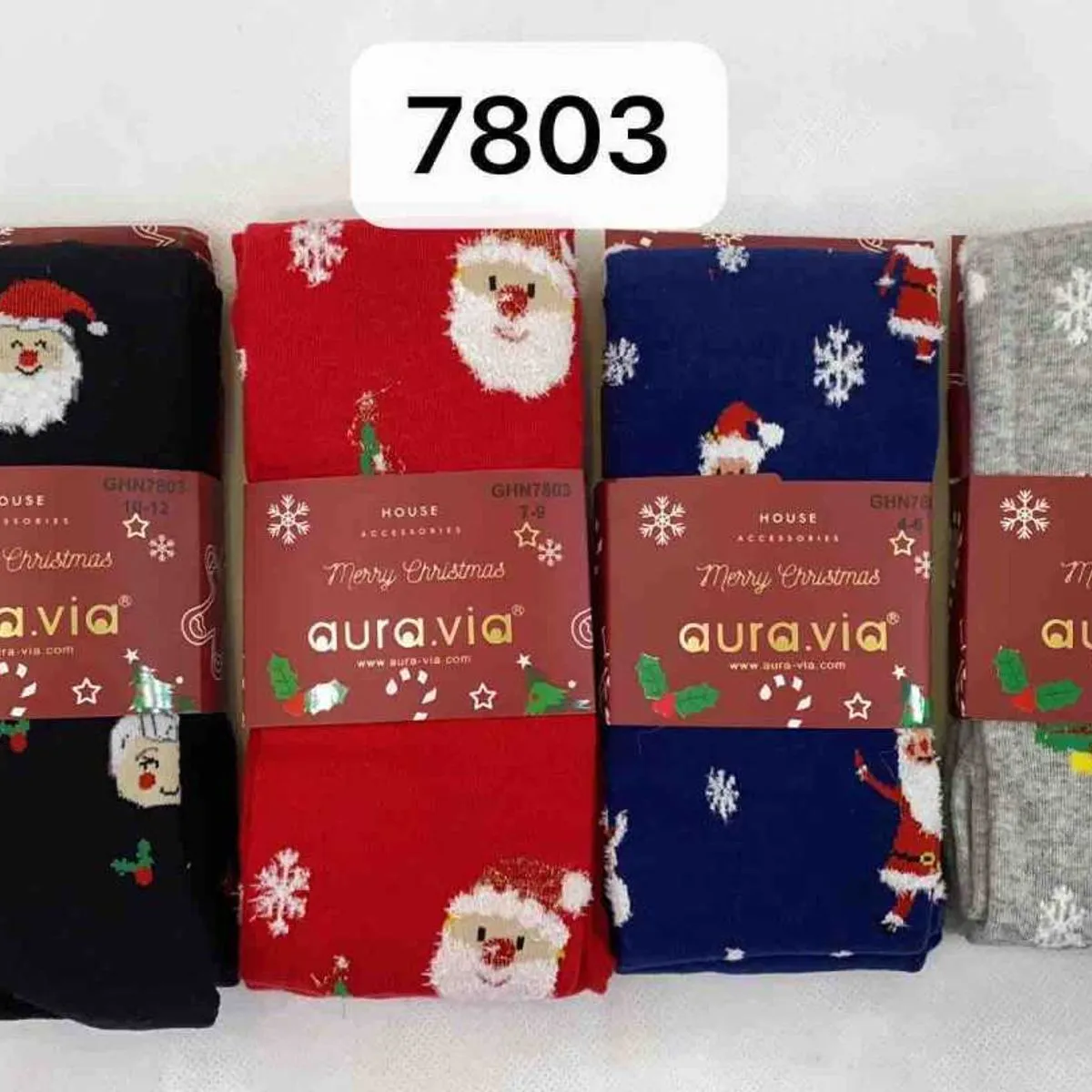 Rajstopy dziecięce świąteczne Tiny Auravia 7803