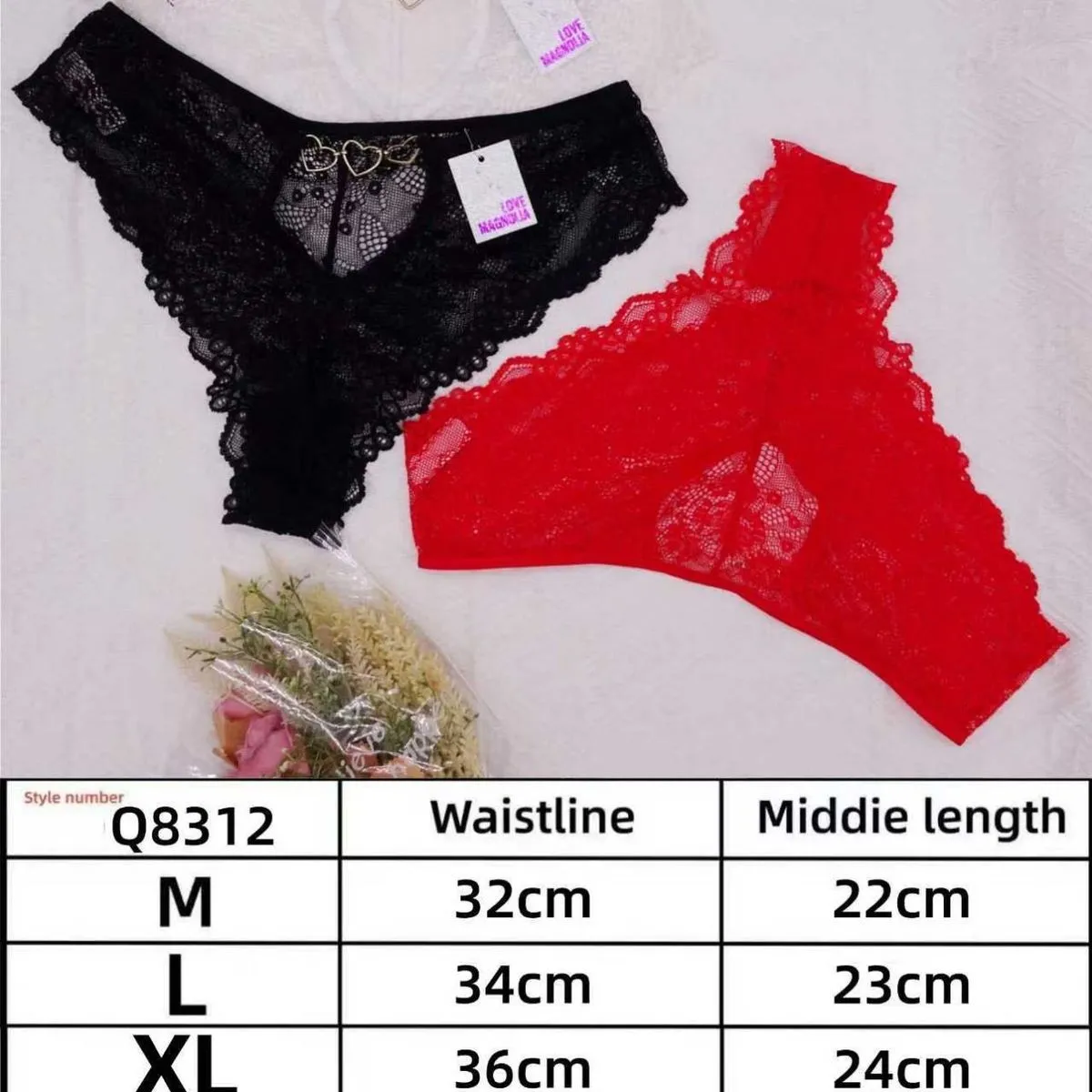 Majtki damskie koronkowe Q8312 M/L/XL