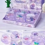 Zabawki Slime Butterfly w słoikach przezroczystych