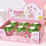 Zabawki Slime Truskawkowe w słoikach 6 szt