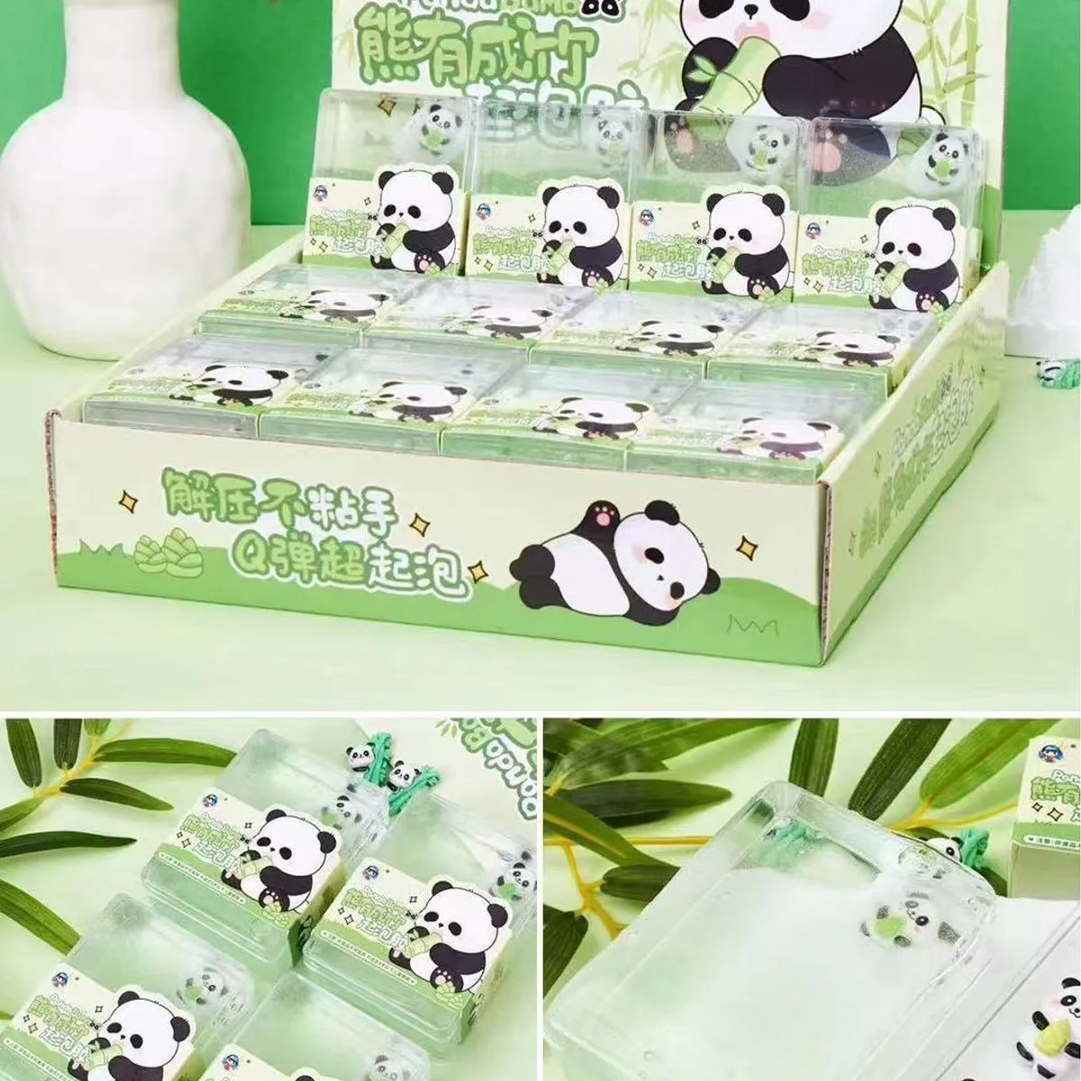 Zabawki Slime Panda Bomb 24 szt/opak.