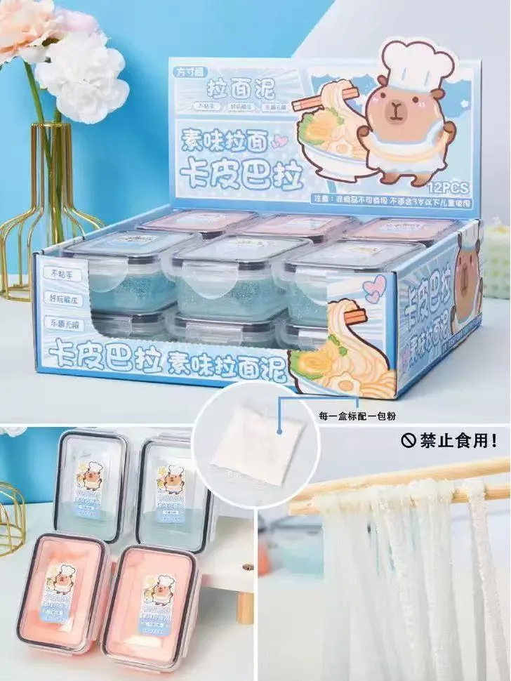 Zabawki Slime Noodle Chef 12 szt w opakowaniu