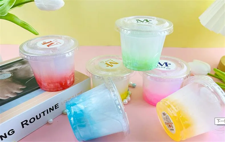 Zabawki Slime w kubeczkach kolorowych 24 szt