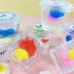 Zabawki Slime w słoikach przezroczystych, 24 szt