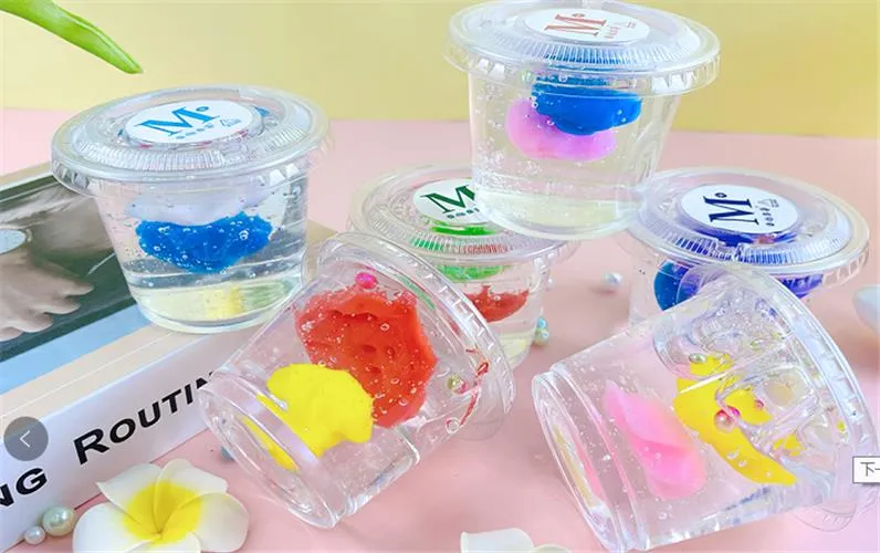 Zabawki Slime w słoikach przezroczystych, 24 szt