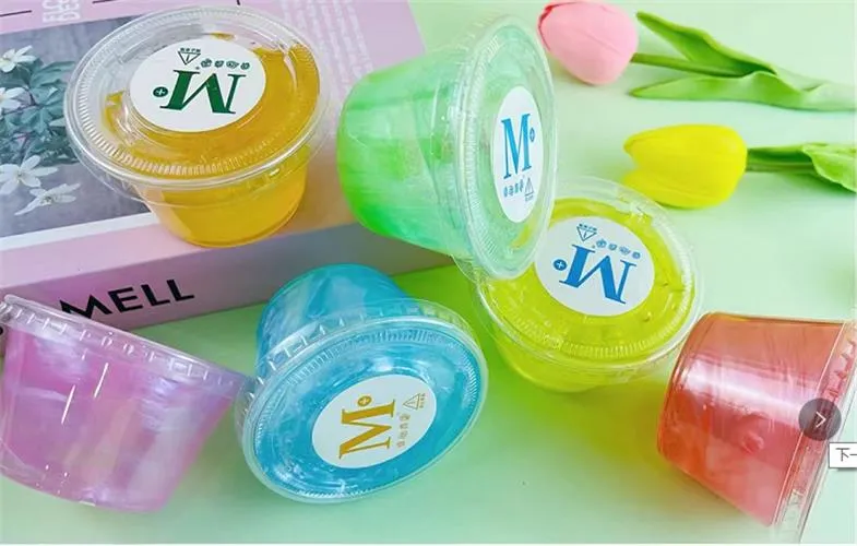 Zabawki Slime w słoiczkach MELL kolorowe 24 szt