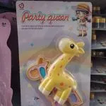 Zestaw Zabawkowy Party Queen Żółty Żyrafa 5+