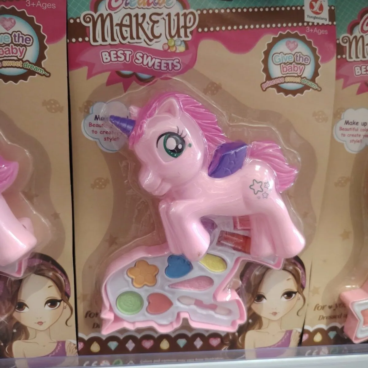 Zestaw Zabawkowy Makeup Baby Best Sweets z Kucykiem