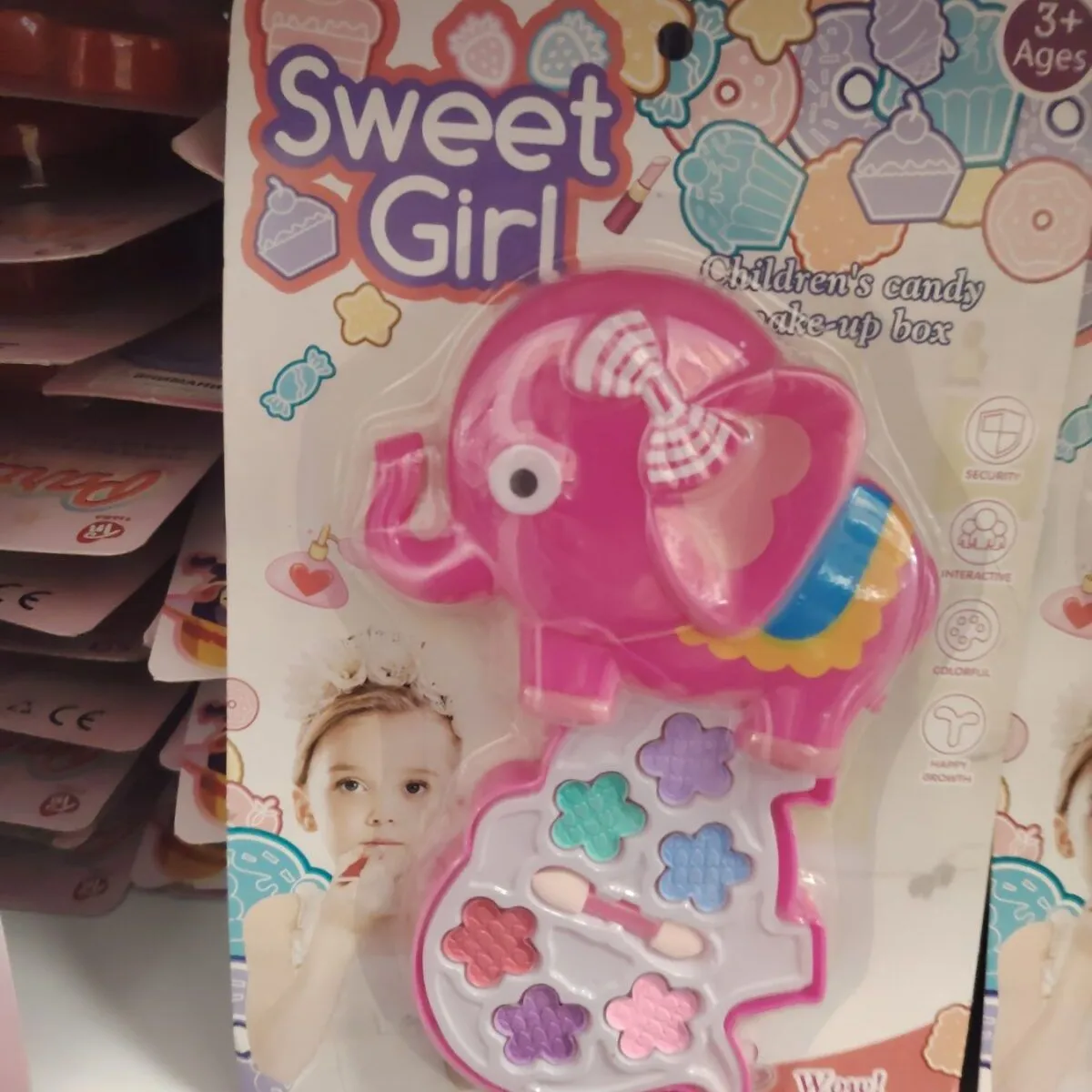Zestaw zabawek kosmetyczka Sweet Girl różowy słoń 3+